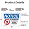 Signmission No Trespassing Or Loitering On This Property OSHA Notice Sign, Aluminum, 18in W x 12in L, 2PK OS-2PACK-NS-A-1218-L-16209 - alternate 6